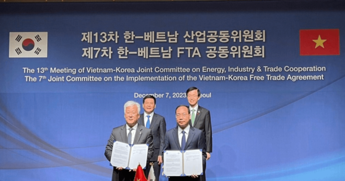 Two-way trade between Vietnam & South Korea to grow to $150bln by 2030 ...