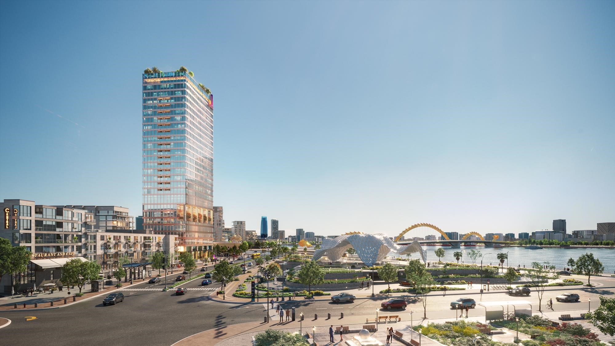 The One Tower Đà Nẵng chinh phục nhà đầu tư nhờ vị thế 3 mặt tiền đắt giá tại trung tâm quận Hải Châu và giá trị đầu tư vừa tầm, pháp lý chuẩn mực.