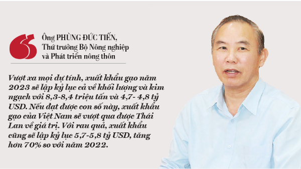 Gạo và rau quả: Hai “át chủ bài” xuất khẩu nông sản