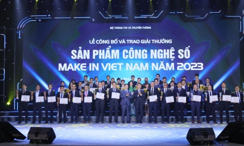 Bộ Thông tin và Truyền thông vinh danh hơn 40 giải pháp công nghệ số Make in Vietnam 2023 xuất sắc