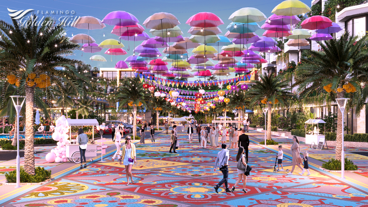 Thi công thần tốc hứa hẹn đưa Thành phố Flamingo Golden Hill sớm đi vào hoạt động.