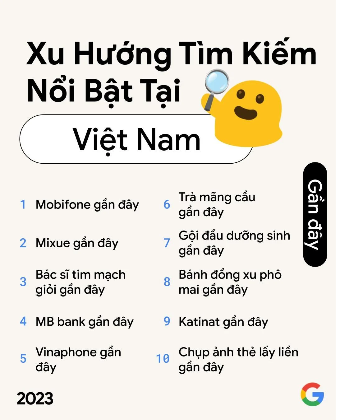 Google Tìm Kiếm đã tiếp tục là công cụ mà người dùng Việt tra cứu và cập nhật về những tin tức mới nhất về mọi mặt trong cuộc sống.