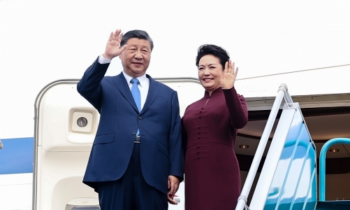 Tổng Bí thư, Chủ tịch nước Trung Quốc Tập Cận Bình bắt đầu thăm chính thức Việt Nam