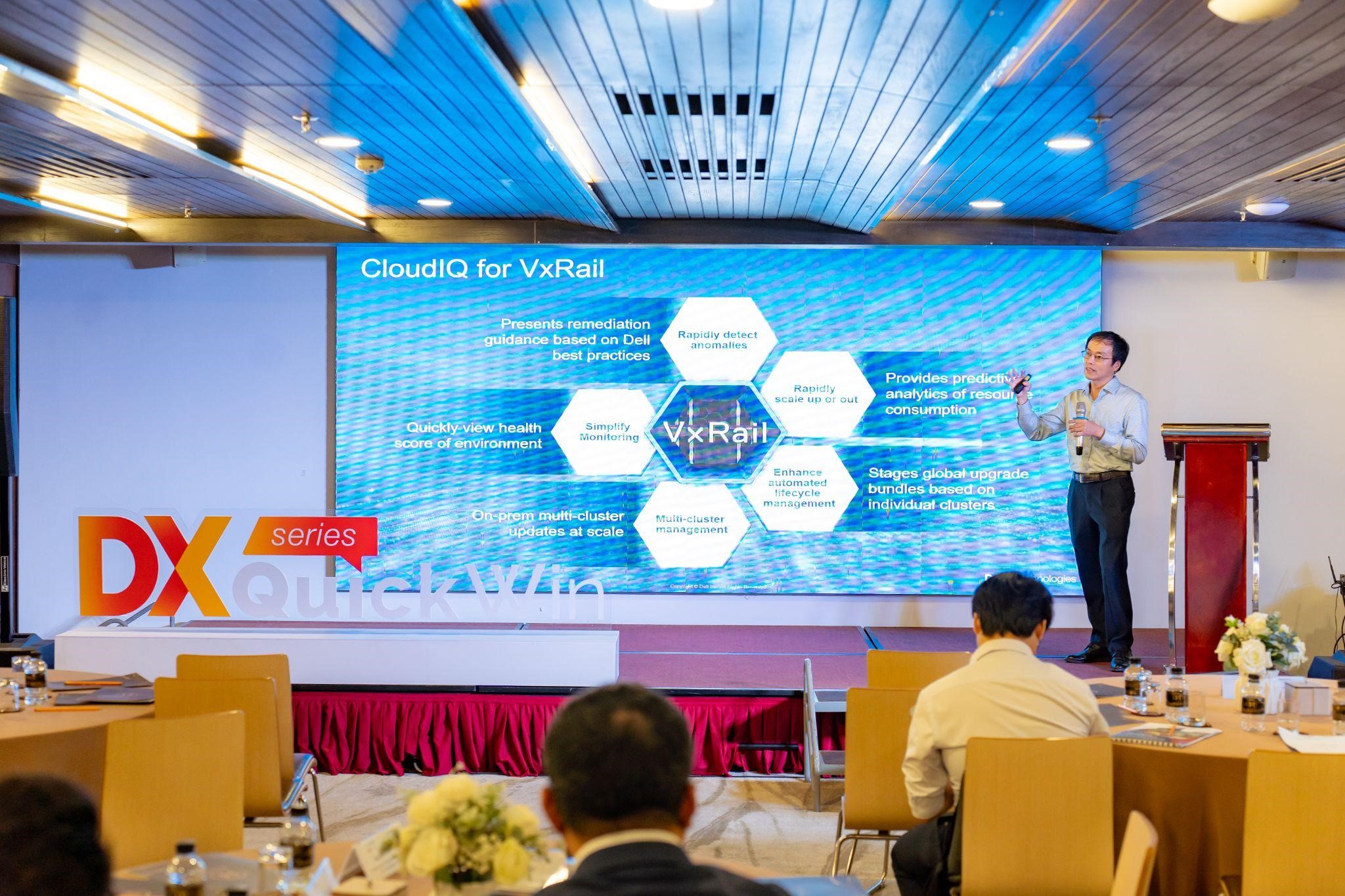 Giải pháp siêu hội tụ Dell VxRail giải quyết bài toán về hạ tầng.