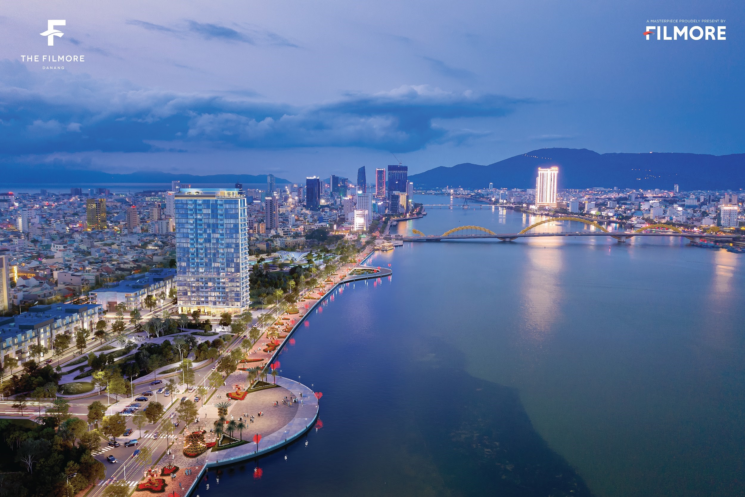 The Filmore Da Nang sở hữu vị thế độc tôn bên sông Hàn, quận Hải Châu, thành phố Đà Nẵng.
