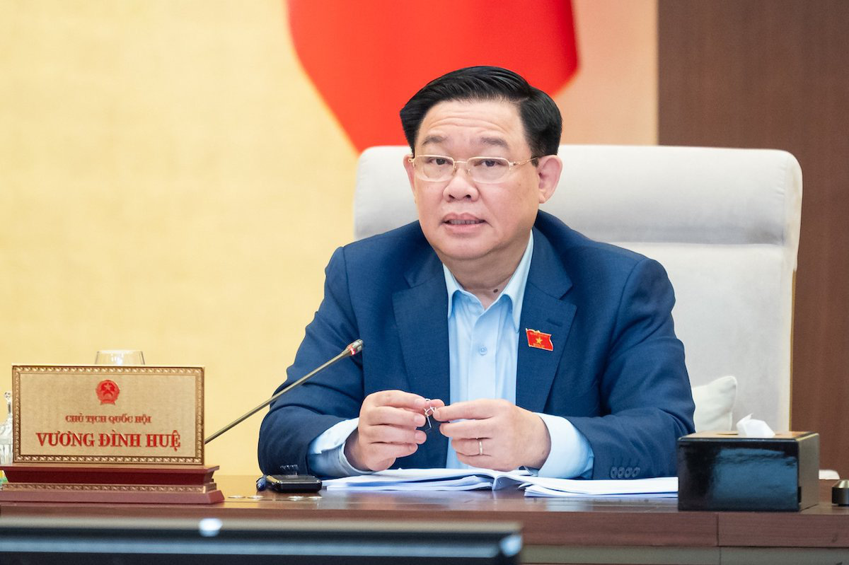 Chủ tịch Quốc hội Vương Đình Huệ. Ảnh: Quốc hội