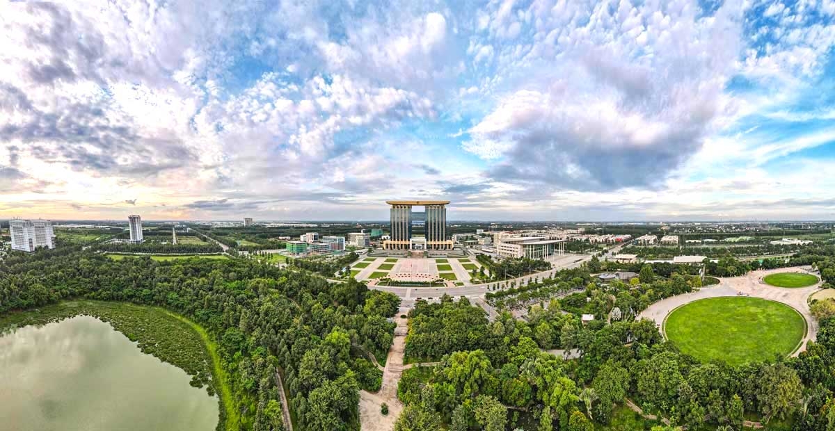 Khu vực thành phố mới Bình Dương.