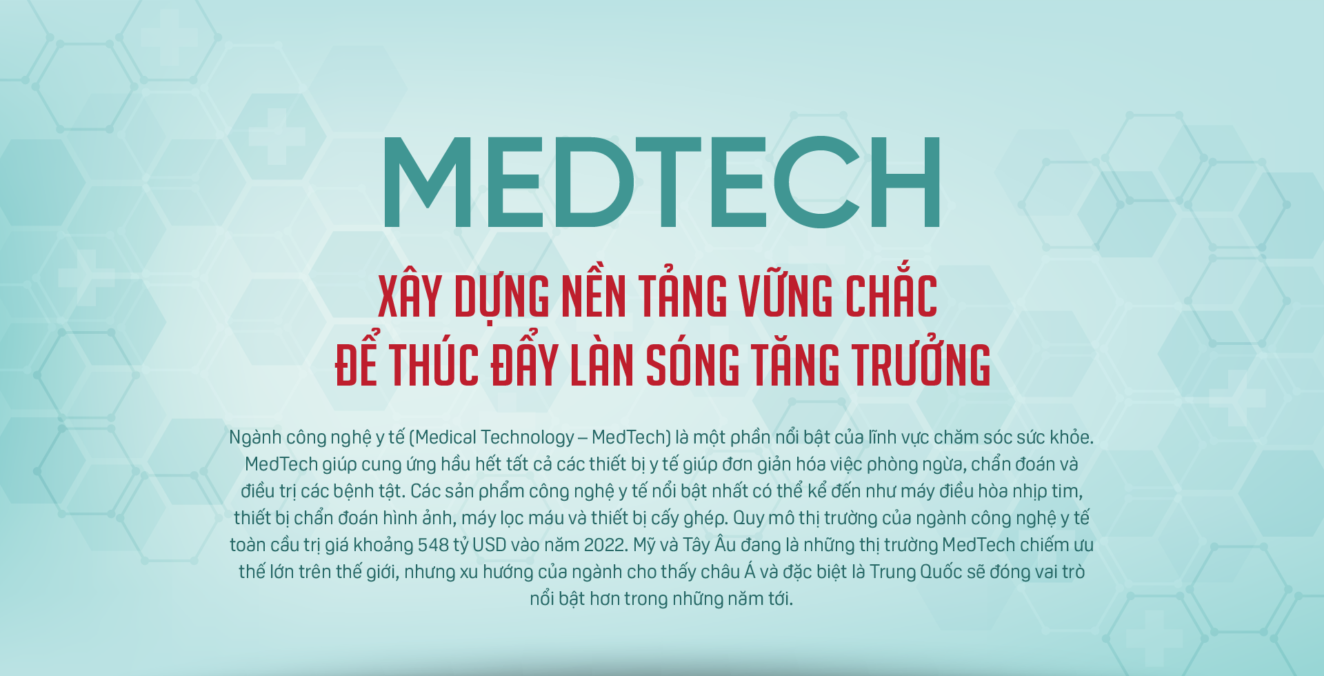 MedTech - Xây dựng nền tảng vững chắc để thúc đẩy làn sóng tăng trưởng - Ảnh 1