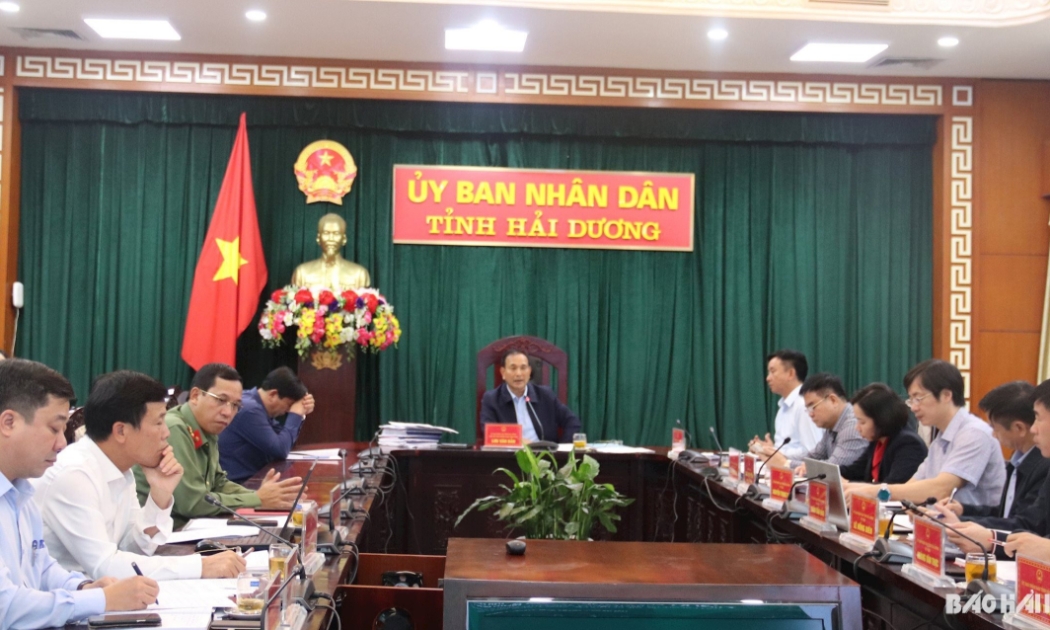 Phiên họp UBND tỉnh Hải Dương tháng 12 (lần 4)