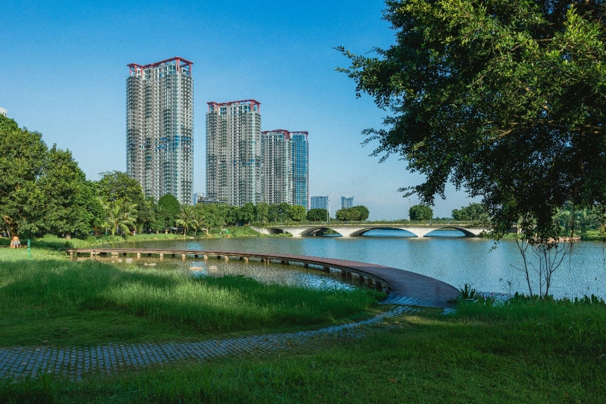 Dự án cao tầng đầu tiên trên thế giới đưa khoáng nóng vào từng căn hộ của chủ đầu tư Ecopark tại Hưng Yên.