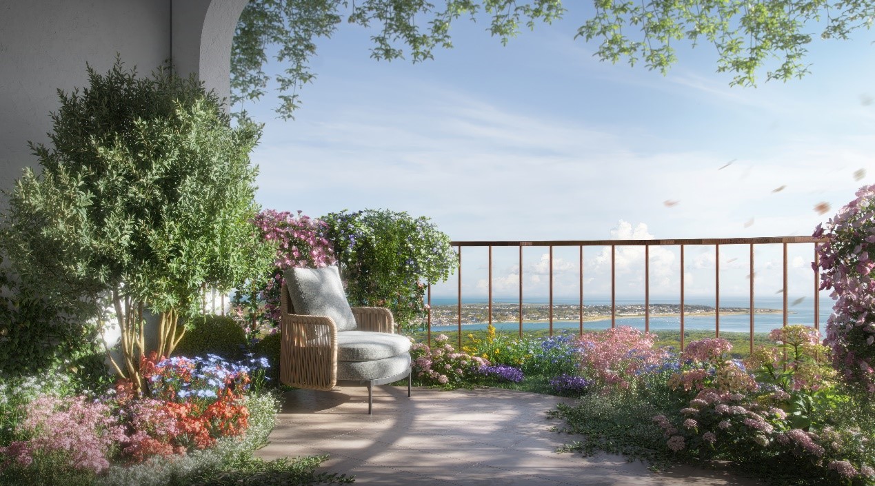 Tầm nh&igrave;n s&ocirc;ng, hướng biển 360 độ vĩnh cửu tại Central Park Residences.