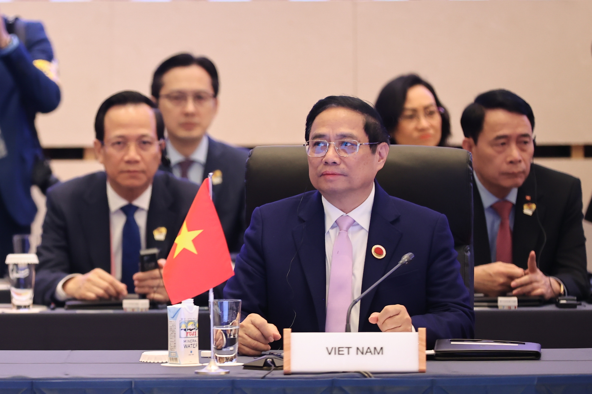 Thủ tướng Phạm Minh Chính nhấn mạnh quan hệ với Nhật Bản là một trong những mối quan hệ thành công nhất của ASEAN. Ảnh: VGP.