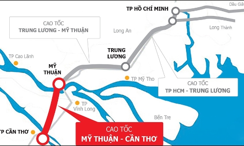 Cao tốc Mỹ Thuận – Cần Thơ sẽ hoàn thành vào dịp Noel