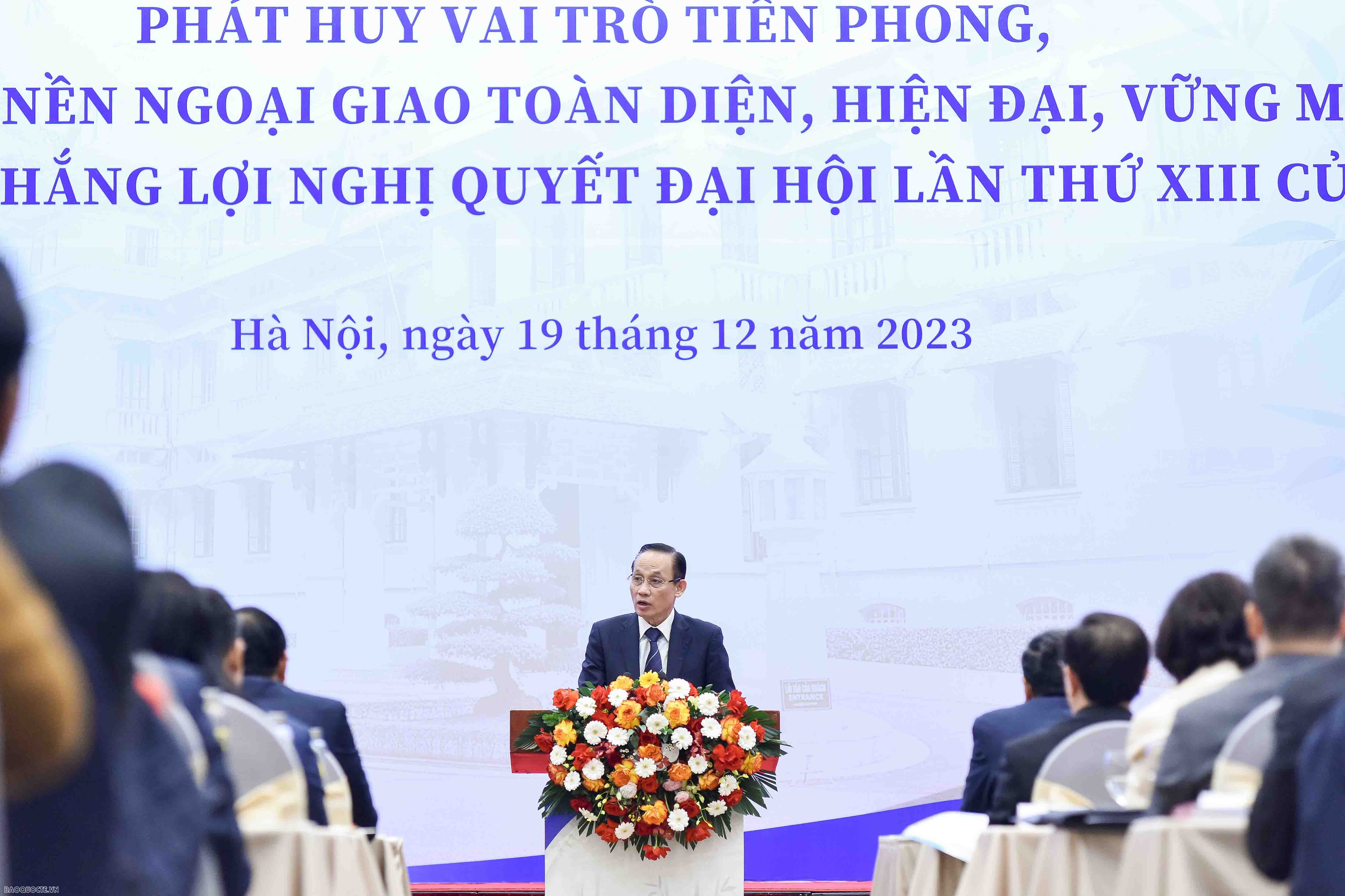 Tổng Bí thư: Tiếp tục đổi mới, phát triển nền ngoại giao mang đậm bản sắc "cây tre Việt Nam" - Ảnh 3