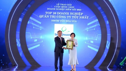 Imexpharm honored as best company in annual reports and company management