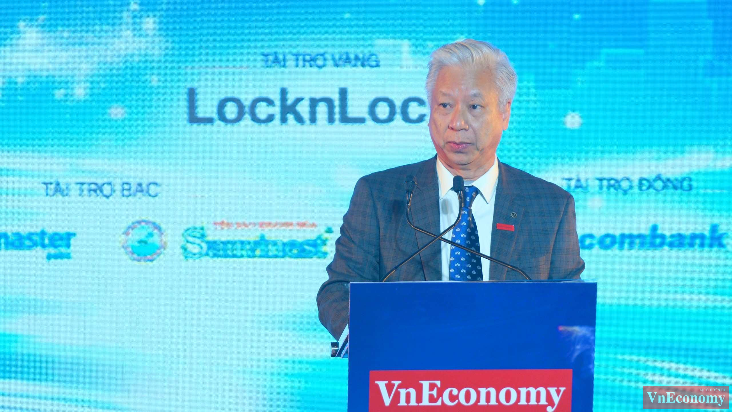 Ông Đào Quang Bính, Tổng giám đốc, Tổng Thư ký tòa soạn Tạp chí Kinh tế Việt Nam, phát biểu Khai mạc Chương trình.
