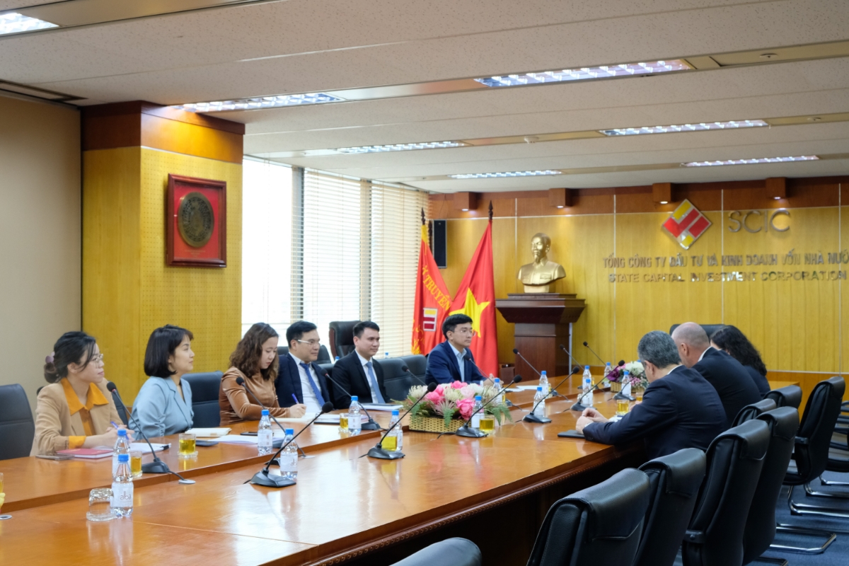 Toàn cảnh buổi làm việc giữa SCIC và Tập đoàn Abbott