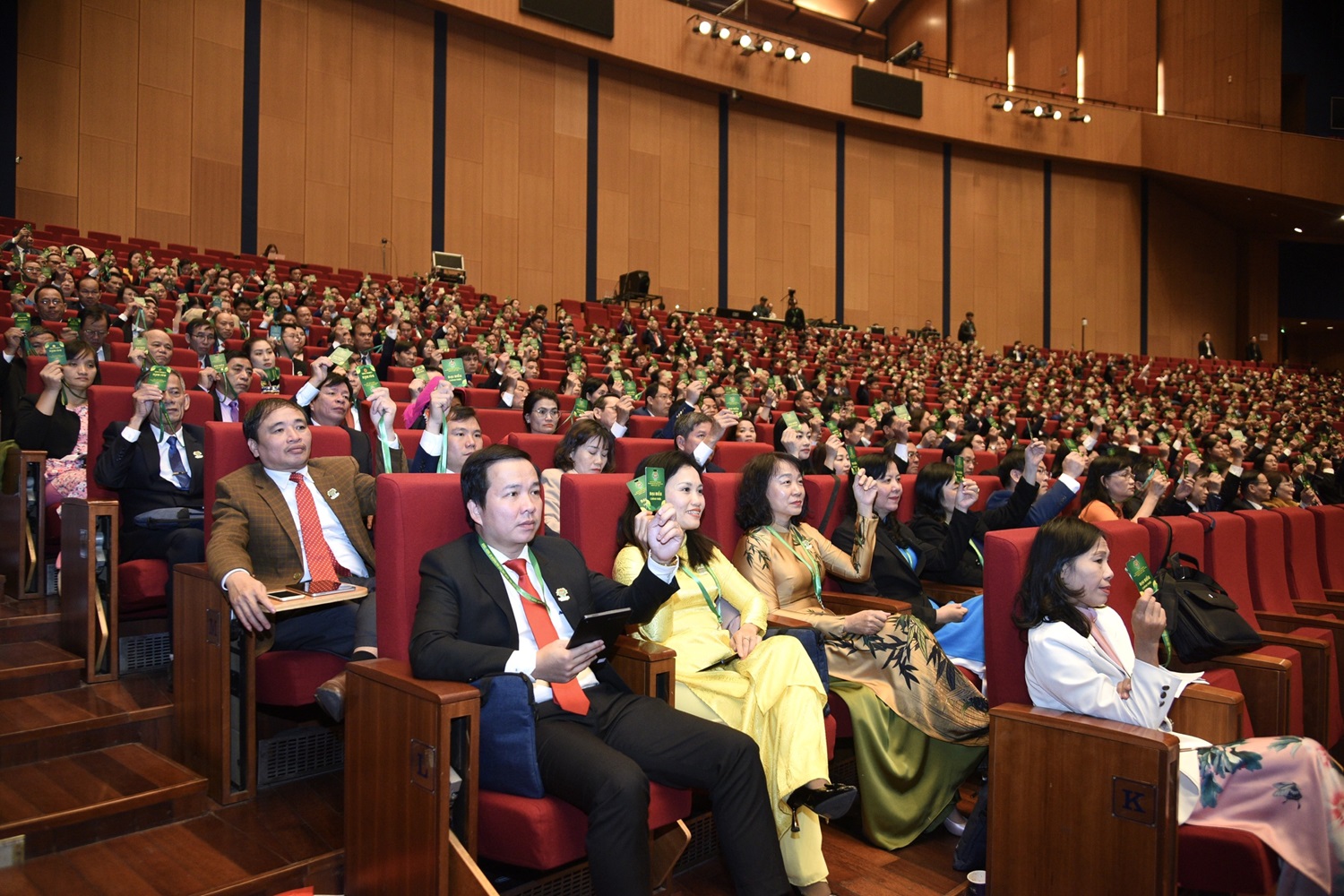 Các đại biểu tham dự Đại hội Hội Nông dân Việt Nam.