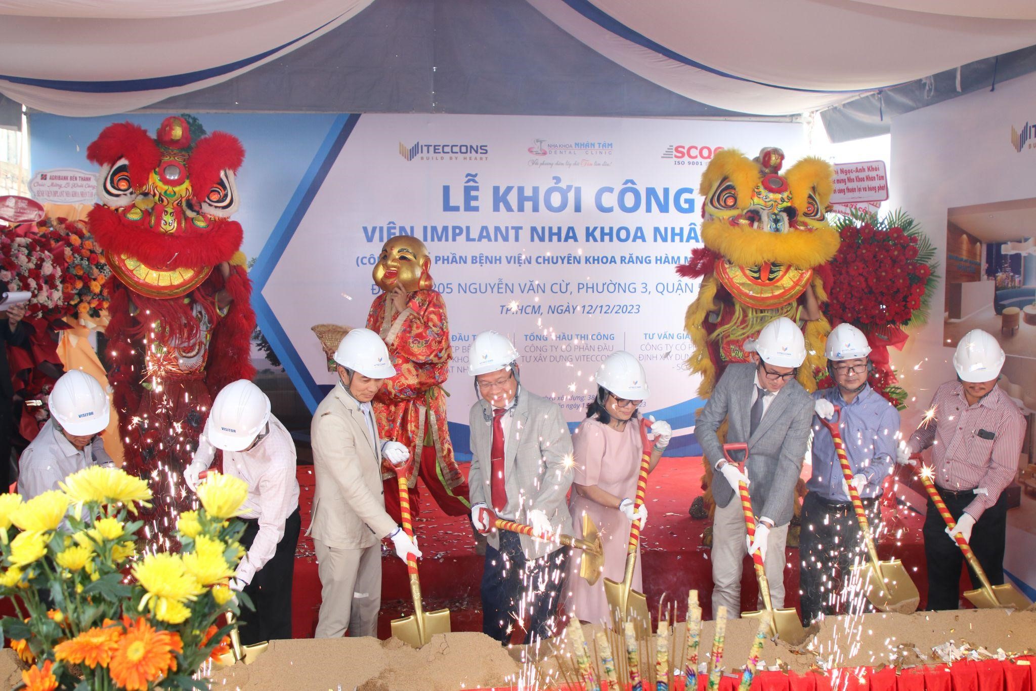 Lễ khởi công xây dựng văn phòng làm việc công ty CP bệnh viện chuyên khoa RHM Nhân Tâm.