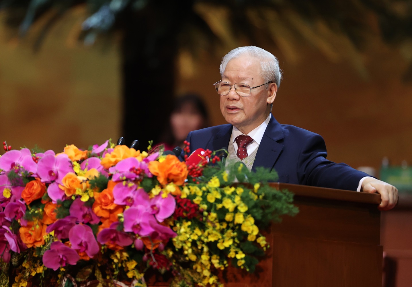 Tổng Bí thư Nguyễn Phú Trọng: "Đảng và Nhà nước ta đánh giá cao những đóng góp quan trọng của nông dân trong sự nghiệp xây dựng và đổi mới đất nước".