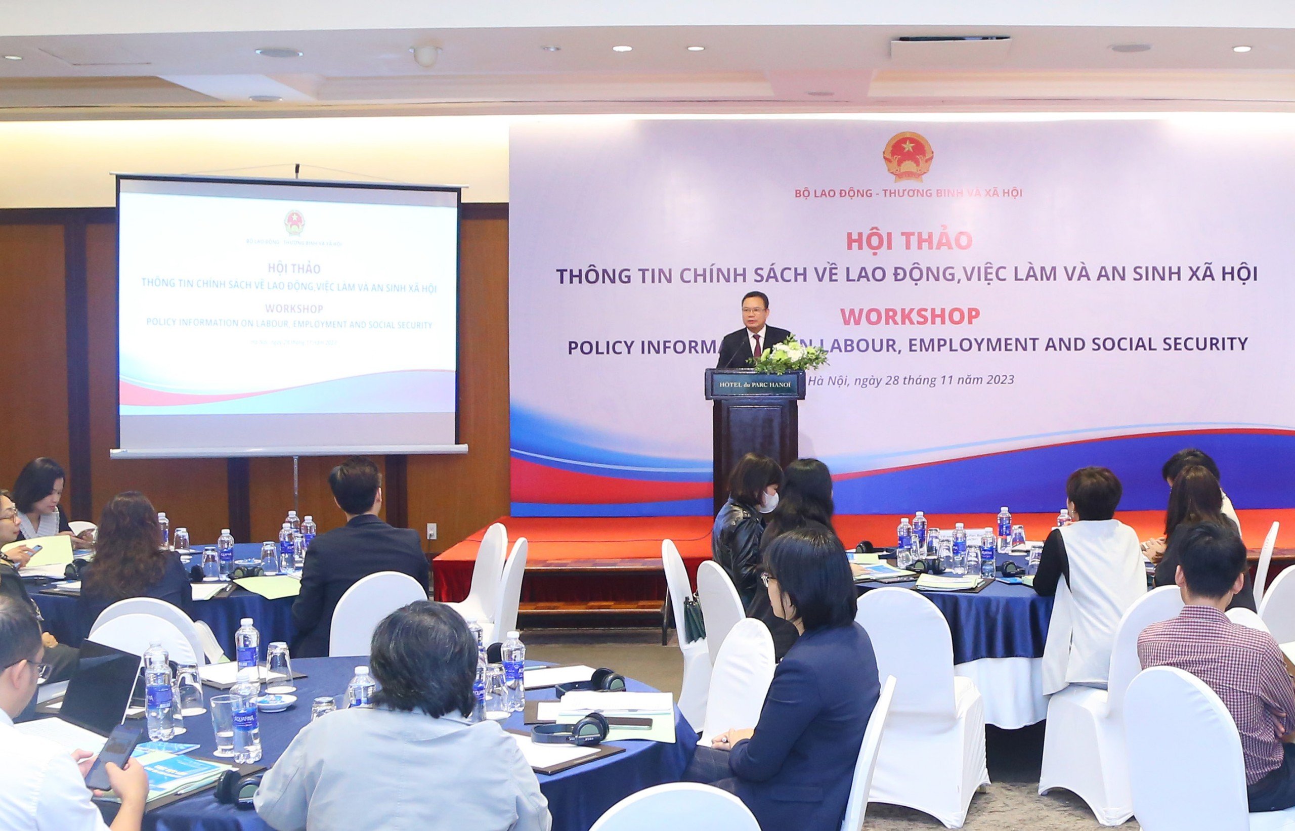  Hội thảo Thông tin chính sách về lao động, việc làm và an sinh xã hội, do Bộ Lao động – Thương binh và Xã hội tổ chức, ngày 28/11.