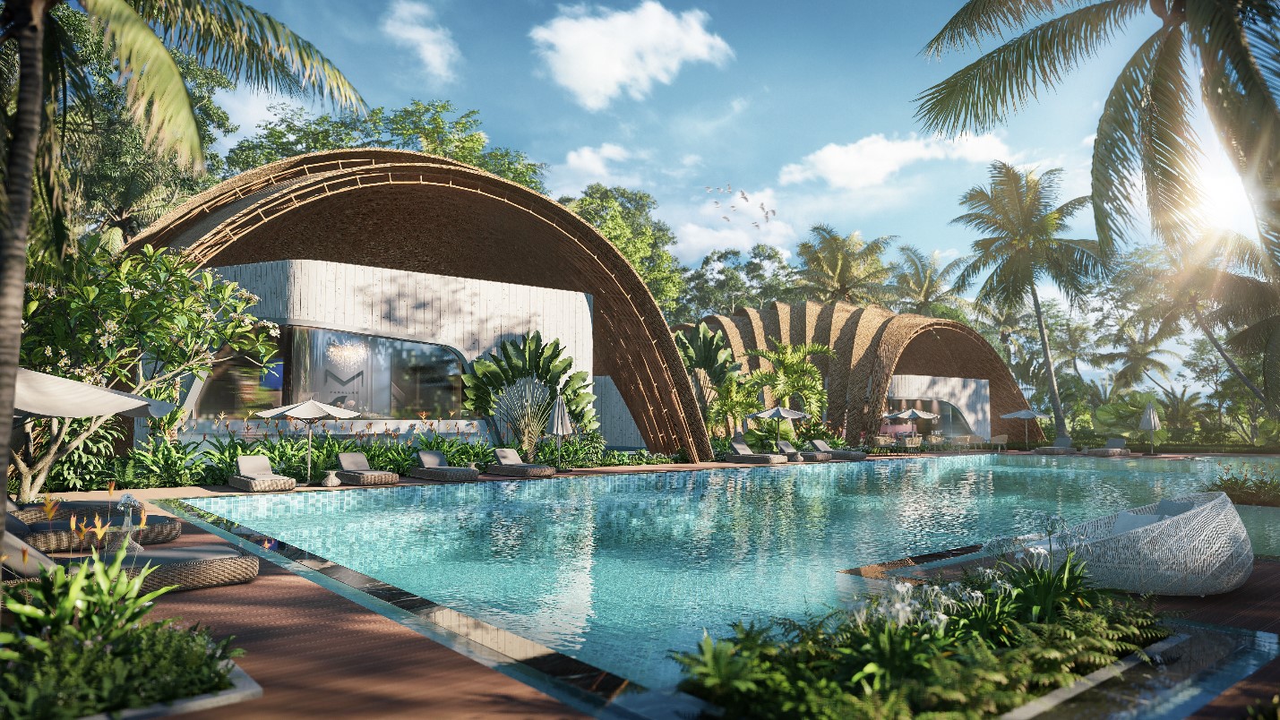 Resort clubhouse sẽ khai trương v&agrave;o th&aacute;ng 5/2024.