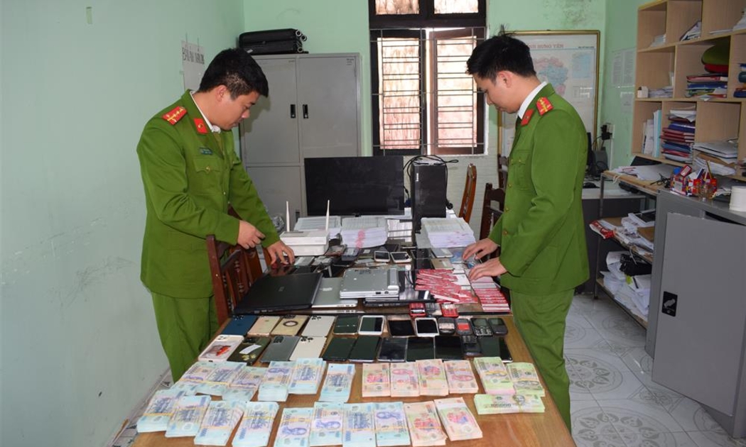 Tang vật vụ án. Ảnh: Bộ Công an