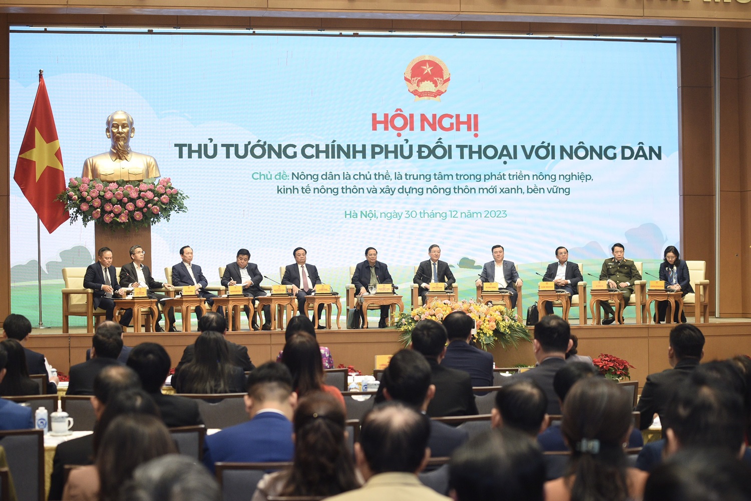 Điểm cầu chính tại Văn phòng Chính phủ.