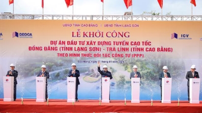 Construction of expressway linking Cao Bang and Lang Son gets underway