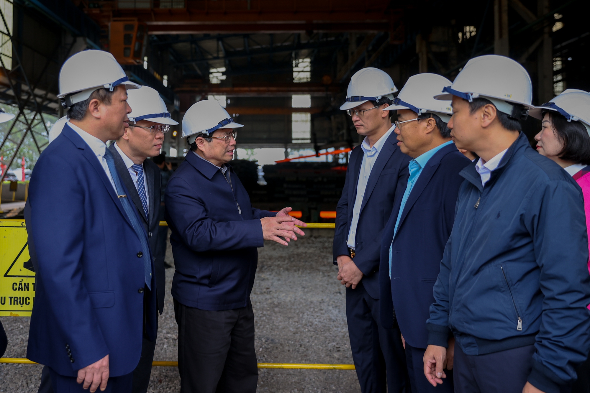 Nhà máy nằm trong Khu liên hợp Gang thép Cao Bằng với tổng mức đầu tư 1.911 tỷ đồng - Ảnh: VGP