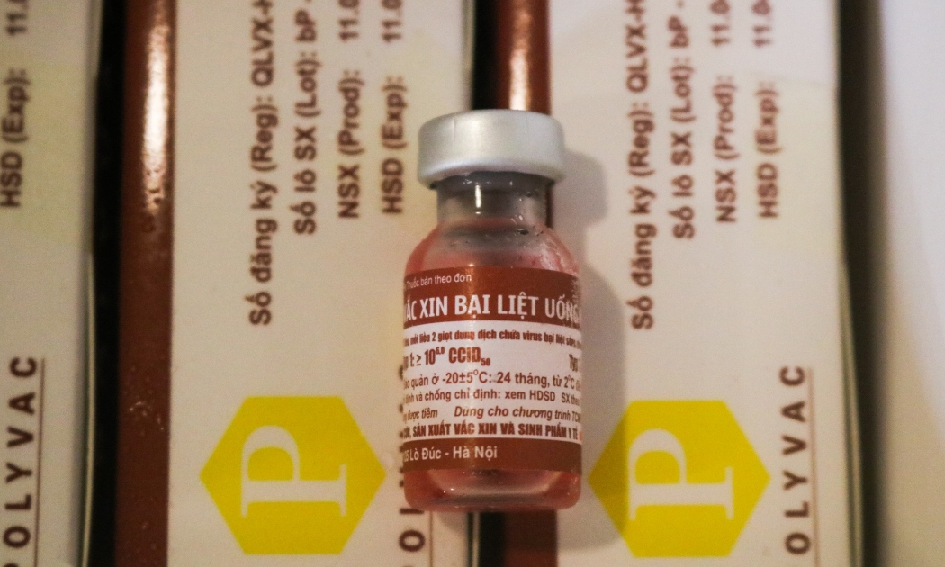 Một trong các loại vaccine được cung ứng cho tiêm chủng mở rộng. Ảnh - Phương Thảo.