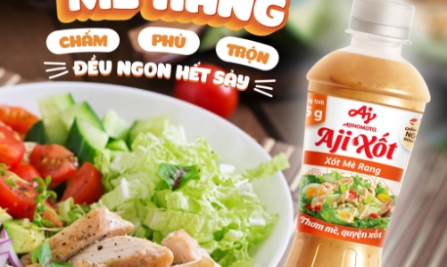 Món rau, món thịt đều ngon khó cưỡng với Xốt Mè Rang Aji-Xốt