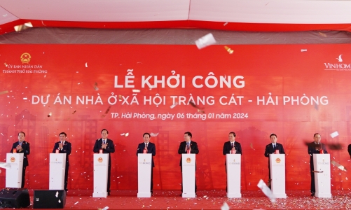 Vinhomes khởi công dự án Nhà ở xã hội đầu tiên tại Hải Phòng