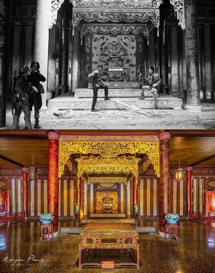 C&oacute; thể n&oacute;i, điện Th&aacute;i H&ograve;a l&agrave; nơi rồng bay lượn, l&agrave; đỉnh cao của nghệ thuật kiến tr&uacute;c cung đ&igrave;nh Huế.