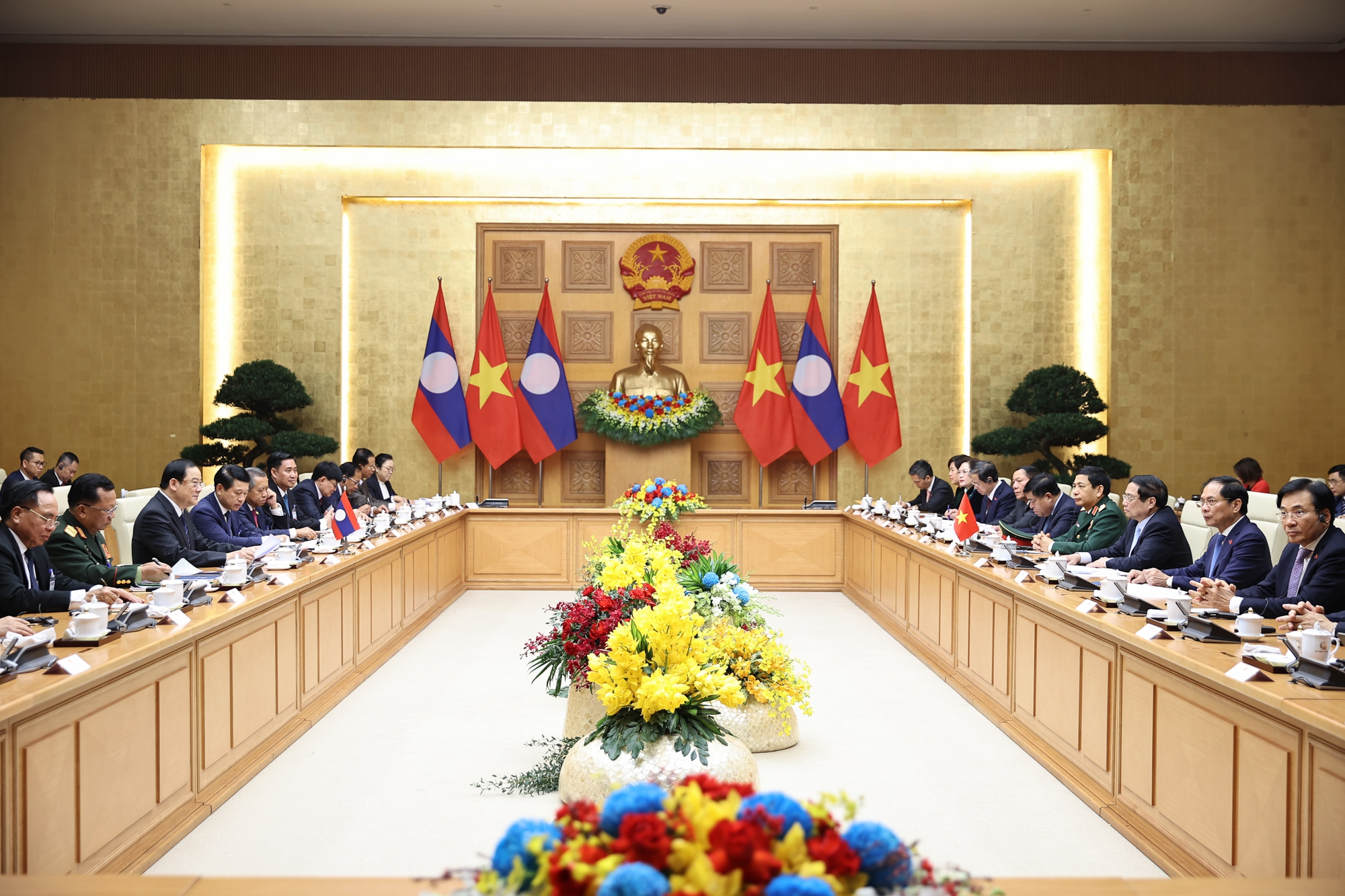 Toàn cảnh cuộc hội đàm - Ảnh: VGP