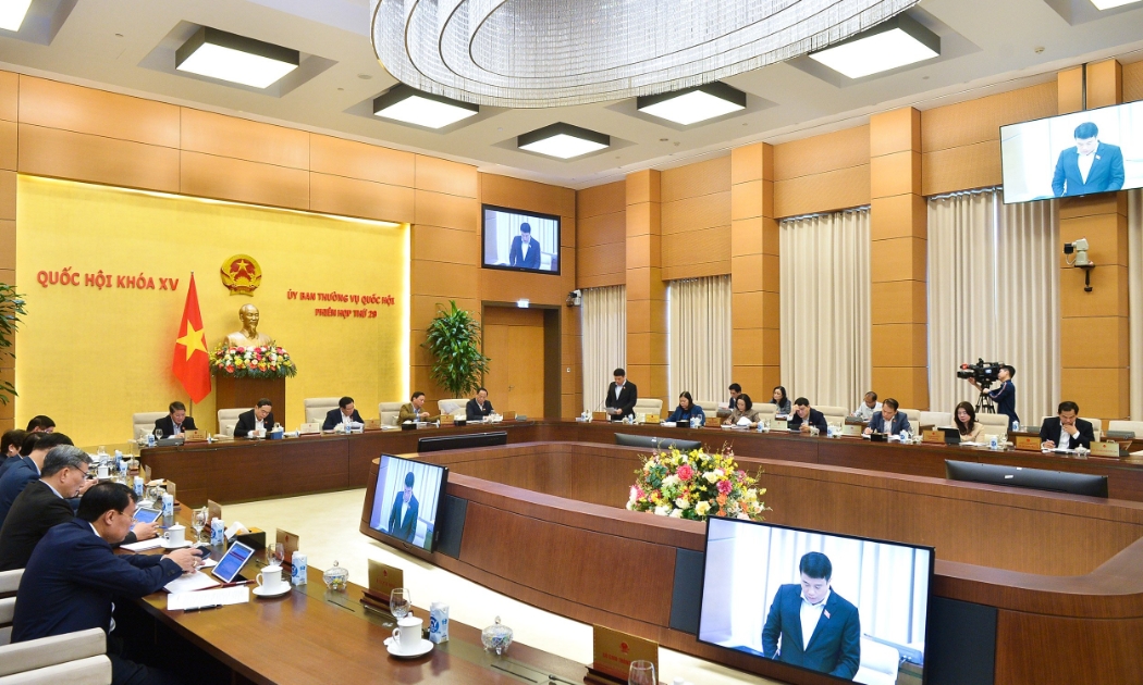 Toàn cảnh phiên họp. Ảnh: Quốc hội