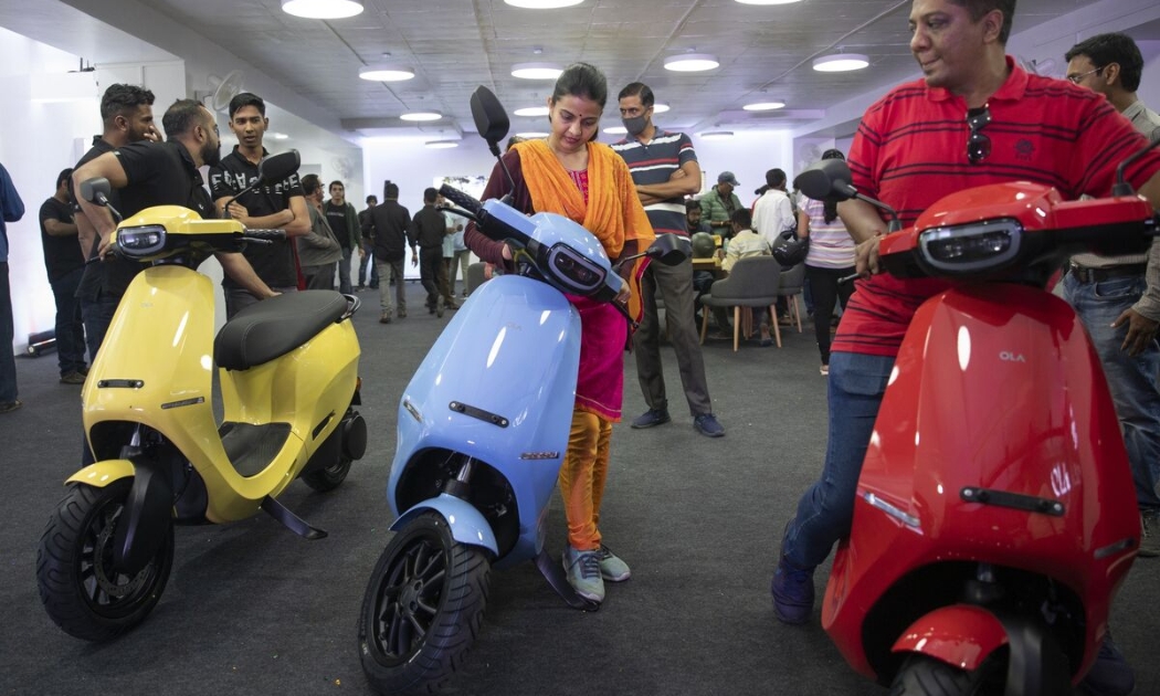 Ola Electric Mobility là công ty xe scooter điện lớn nhất Ấn Độ - Ảnh: Bloomberg