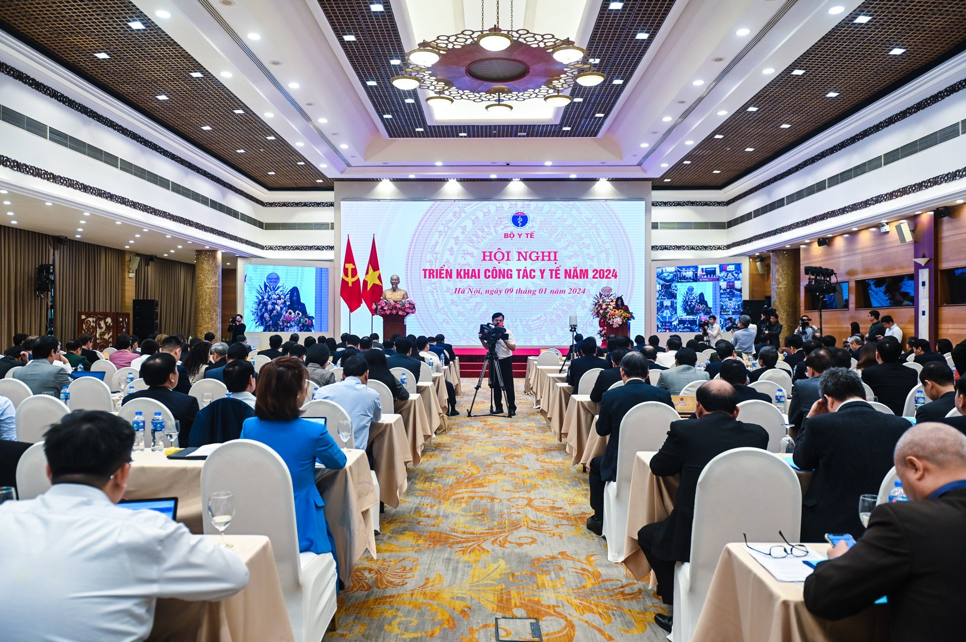 To&agrave;n cảnh hội nghị. Ảnh - Tuấn Dũng.