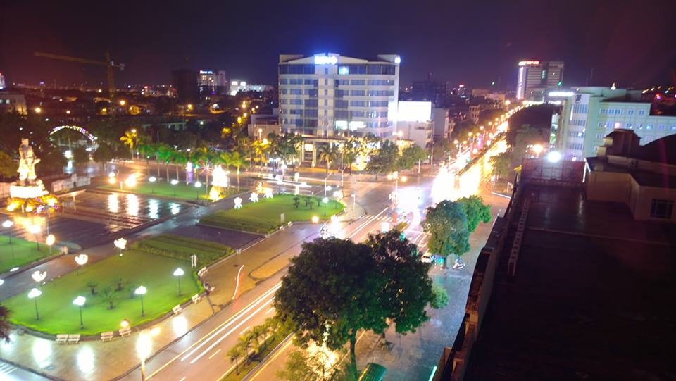 Trung tâm thành phố Thanh Hóa về đêm