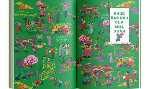 Năm Giáp Thìn 2024: Rộn ràng sách Tết đón năm Rồng