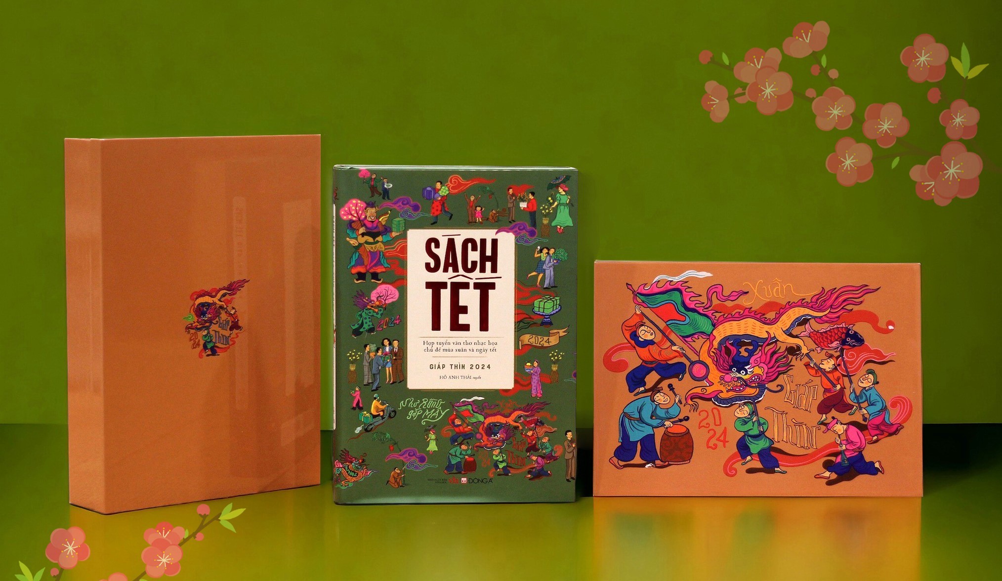 Sách Tết Giáp Thìn 2024 (Đông A Books và NXB Văn học).