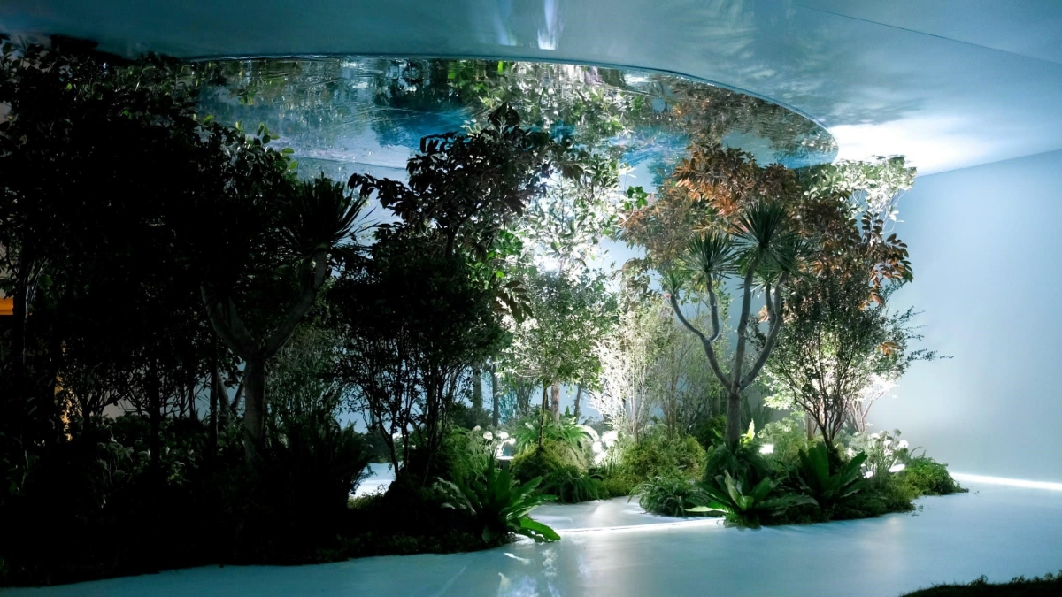 Kh&ocirc;ng gian nghệ thuật thỏa m&atilde;n 5 gi&aacute;c quan.