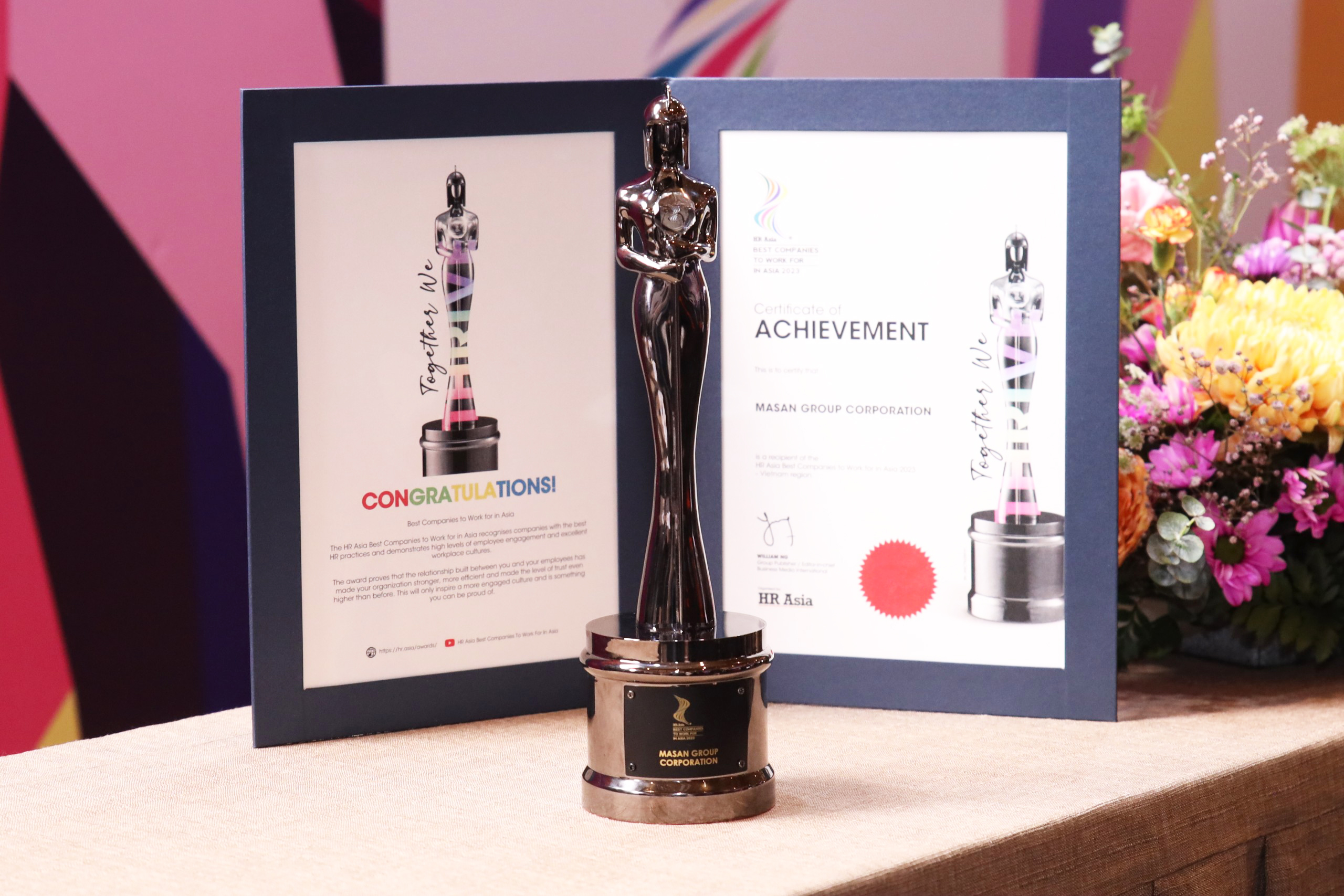 Masan Group được vinh danh là “Nơi làm việc tốt nhất châu Á 2023”.