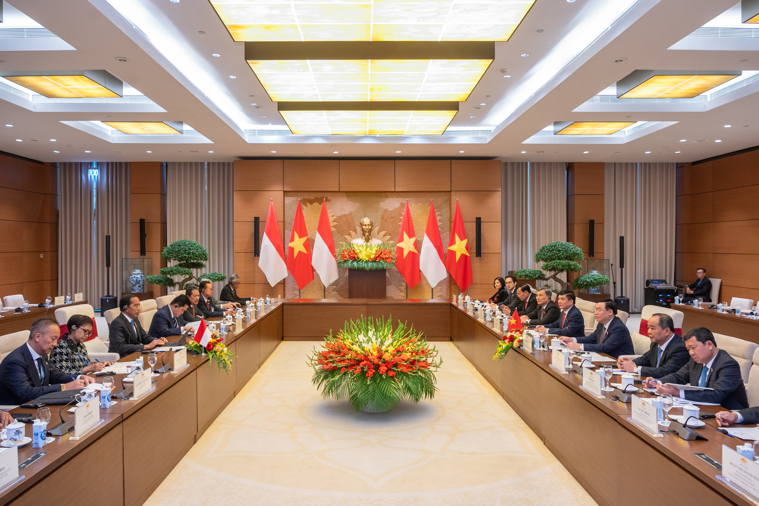 Toàn cảnh cuộc hội kiến  - Ảnh: Quochoi.vn