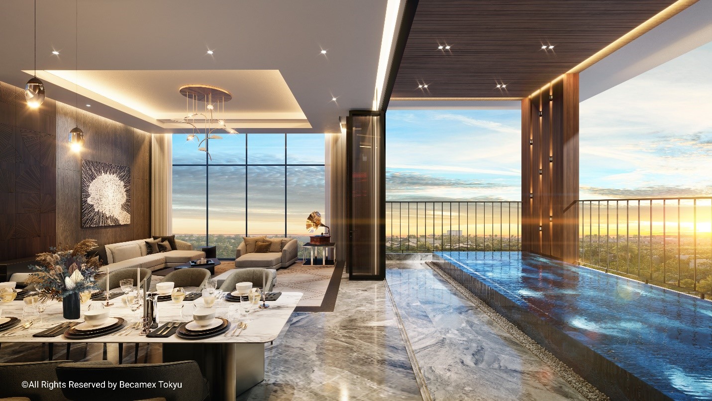 The apartment design at MIDORI PARK The TEN.