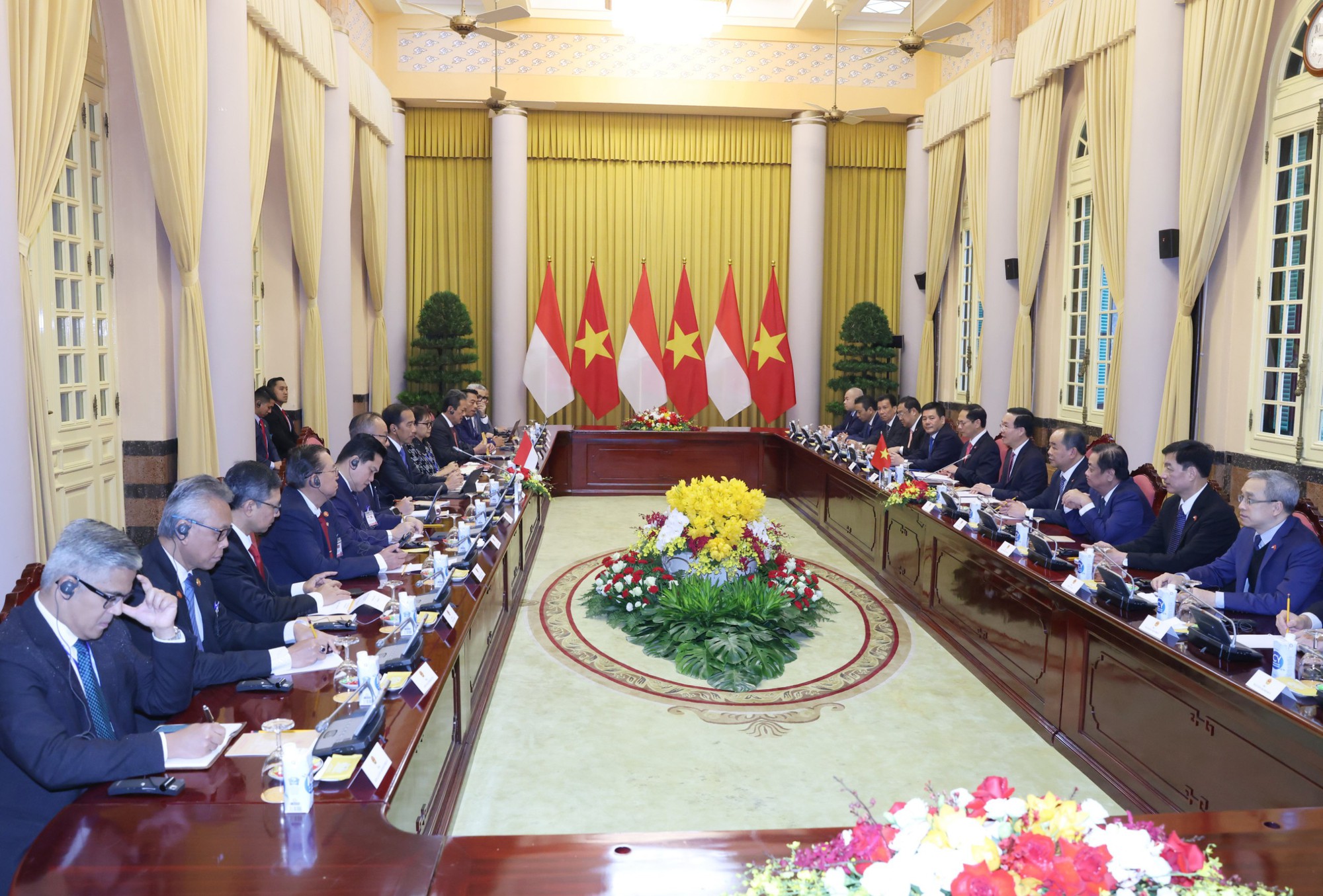 Toàn cảnh cuộc hội đàm - Ảnh: VGP