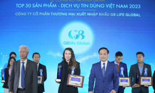 Sữa hạt Goldbest Beauty Nut được vinh danh Sản phẩm - Dịch vụ Tin Dùng Việt Nam 2023