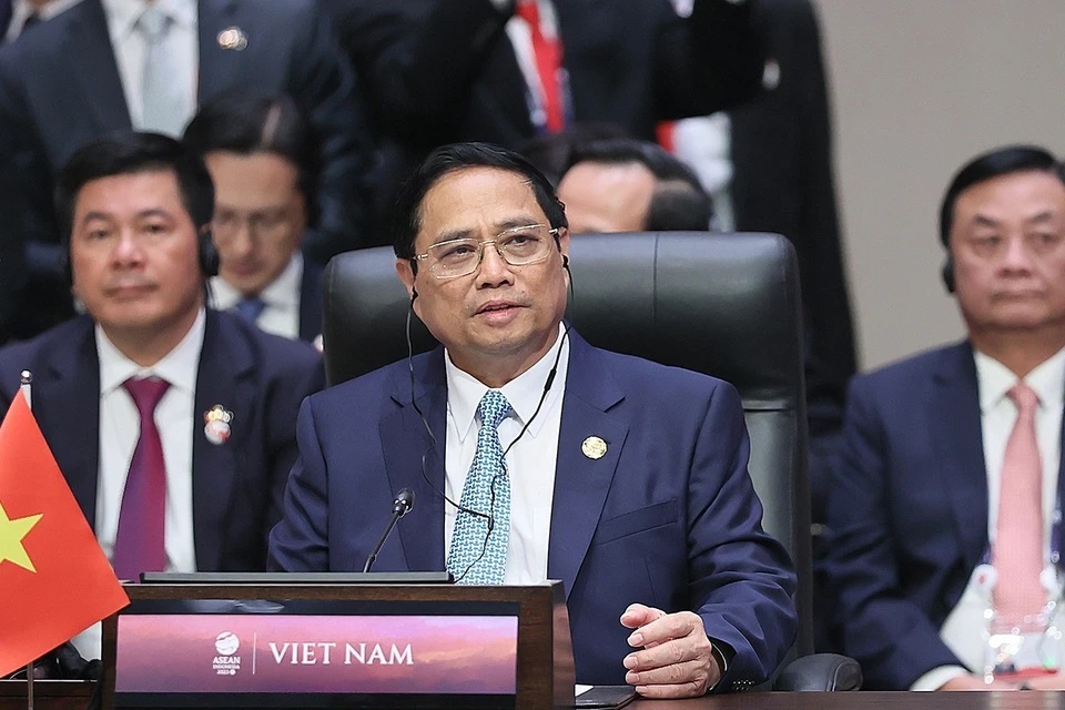 Thủ tướng Phạm Minh Chính sẽ tham dự Hội nghị thường niên lần thứ 54 của Diễn đàn Kinh tế Thế giới (WEF) tại Davos, Thụy Sỹ. Ảnh: TTXVN.