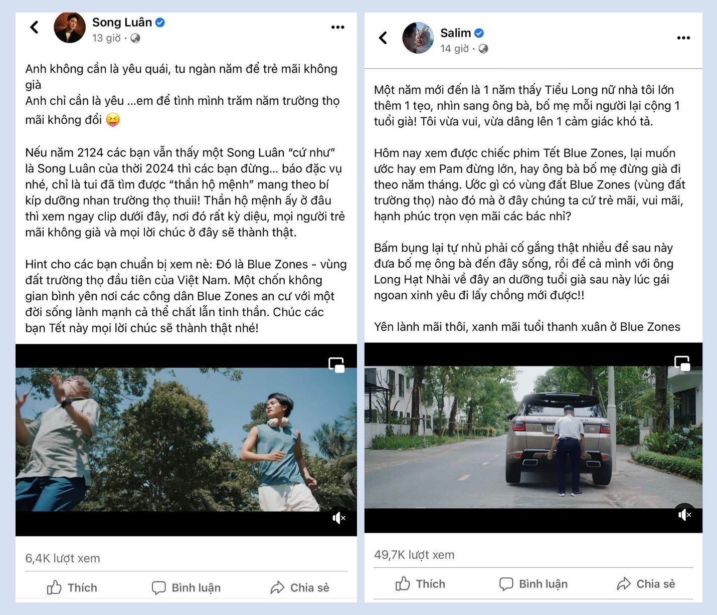 Phim Tết Blue Zones gây xôn xao mạng xã hội.