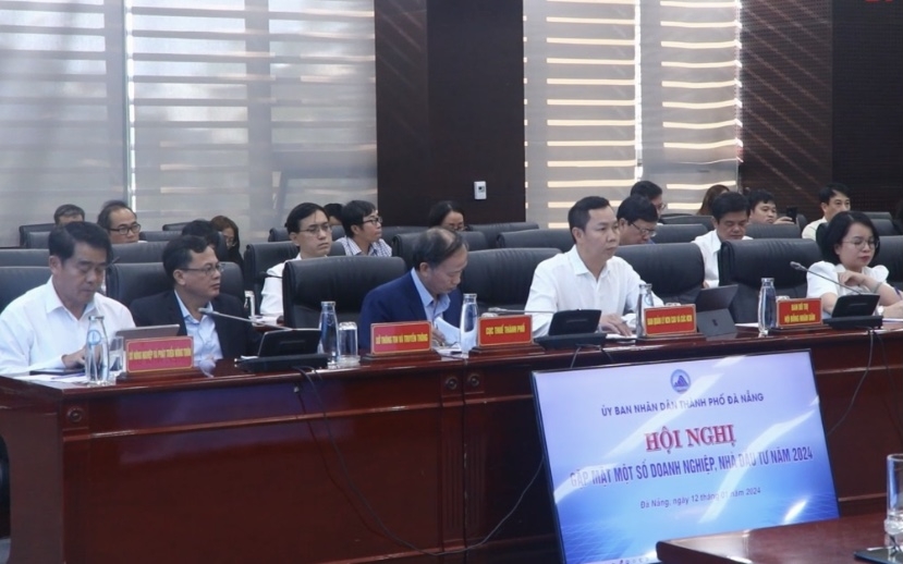 C&aacute;c đại biểu dự hội nghị gặp gỡ doanh nghiệp năm 2024. Ảnh Ng&ocirc; Anh Văn.